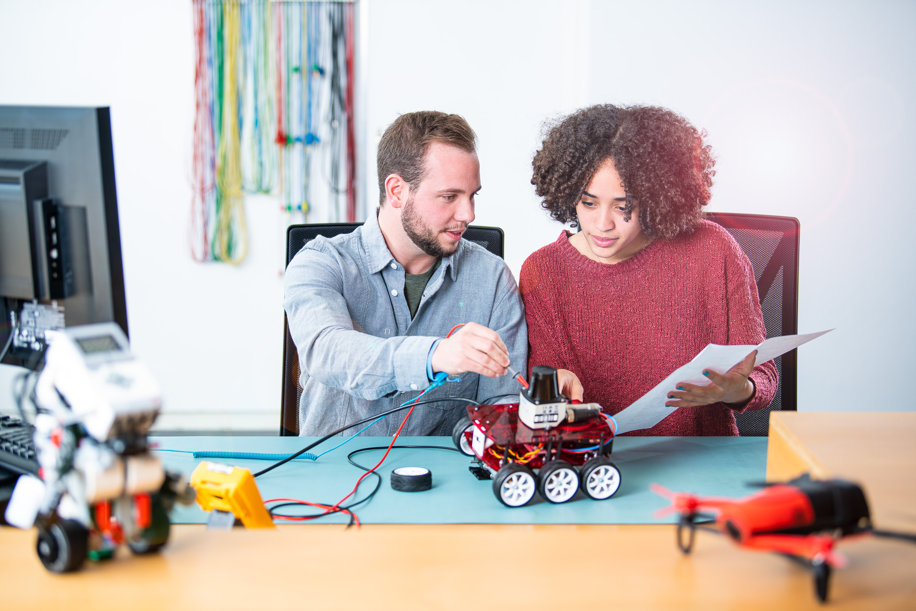 Imagebild Bachelorstudium Mobile Robotics